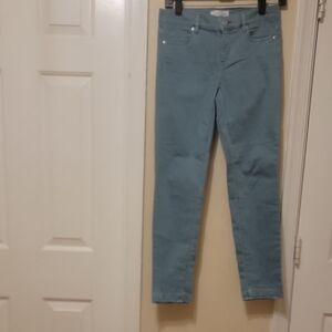 LOFT Slim Skinny Jeans in Dusty Teal Blue
